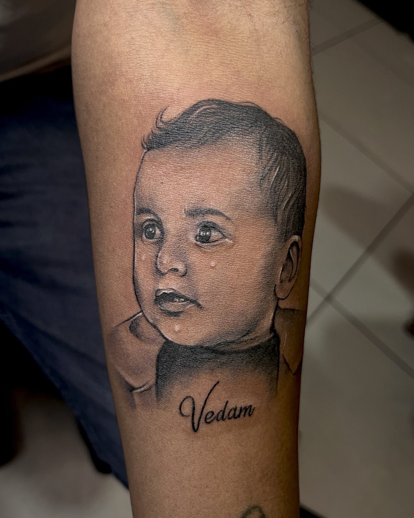 Face tattoo