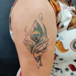peacock feather tattoo