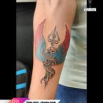snake with wings tattoo design