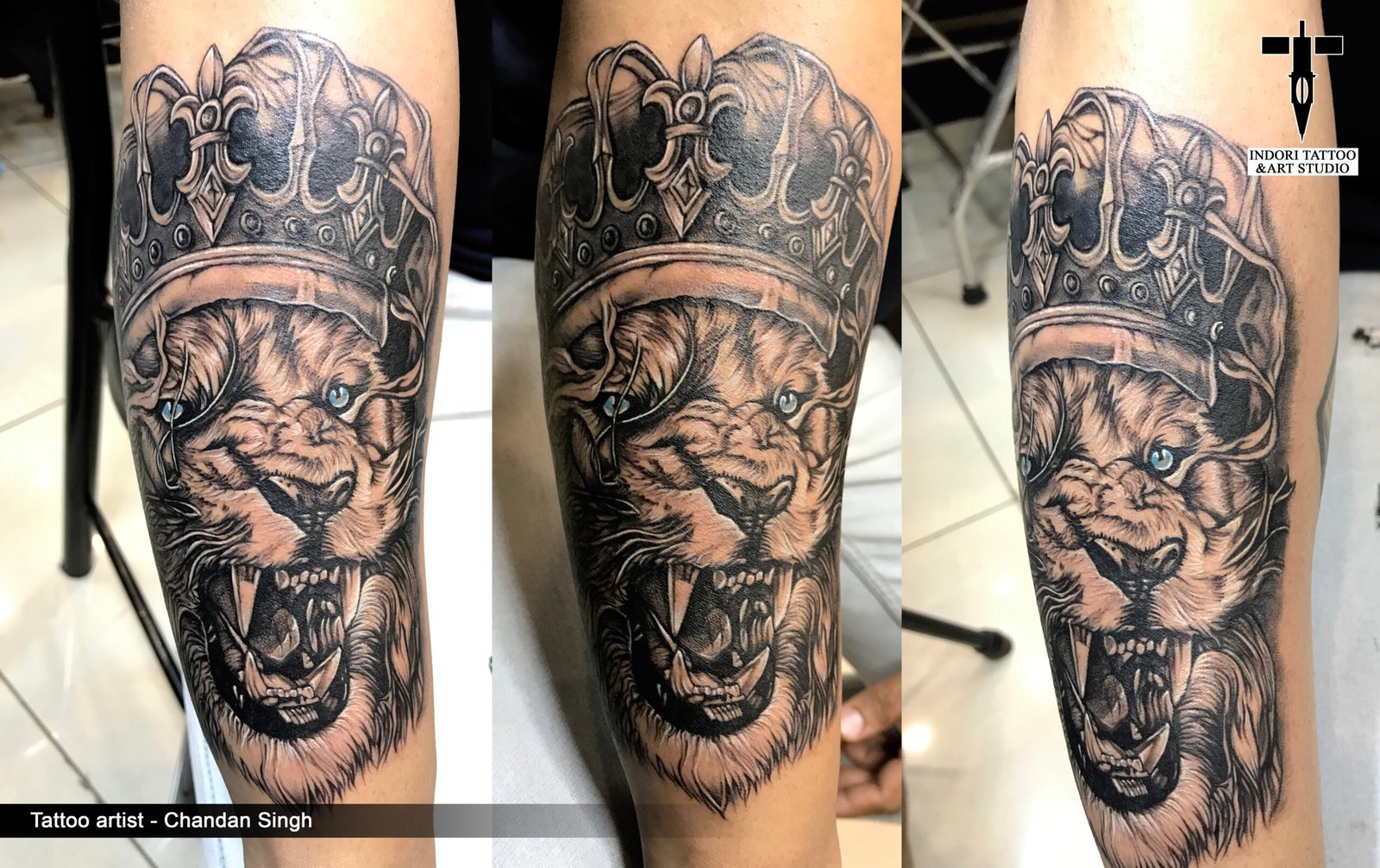 vishal lion tattoo (1)